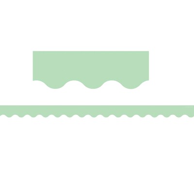 Teacher Created Resources Mint Green Scalloped Border Trim, 35 Feet Per Pack, 6 Packs (TCR8870-6)