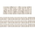 Teacher Created Resources Rolled Straight Border, 3 x 150, White Wood Design (TCR8949-3)
