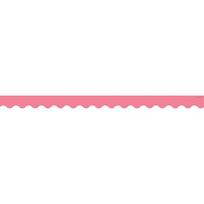 Teacher Created Resources Light Pink Scalloped Border Trim, 35 Feet Per Pack, 6 Packs (TCR2147-6)