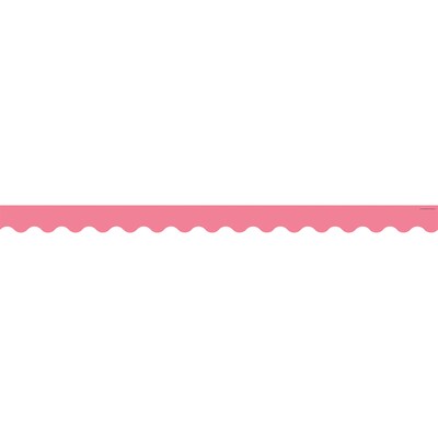 Teacher Created Resources Light Pink Scalloped Border Trim, 35 Feet Per Pack, 6 Packs (TCR2147-6)