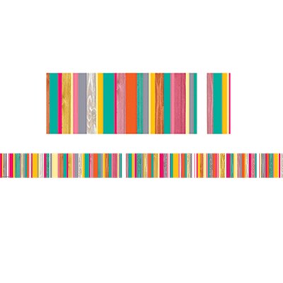 Teacher Created Resources Tropical Punch Straight Border Trim, 35 Feet Per Pack, 6 Packs (TCR2658-6)