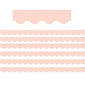 Teacher Created Resources Scalloped Border, 2.19 x 210, Blush Pink (TCR3065-6)