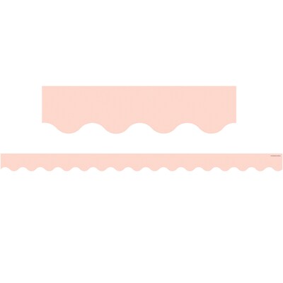 Teacher Created Resources Scalloped Border, 2.19 x 210, Blush Pink (TCR3065-6)