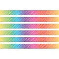 Teacher Created Resources Colorful Scribble Straight Border Trim, 35 Feet Per Pack, 6 Packs (TCR3418