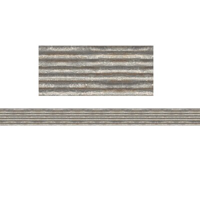 Teacher Created Resources Home Sweet Classroom Corrugated Metal Border Trim, 35 Feet Per Pack, 6 Packs (TCR3428-6)