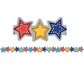 Teacher Created Resources Marquee Stars Die-Cut Border Trim, 35 Feet Per Pack, 6 Packs (TCR3495-6)