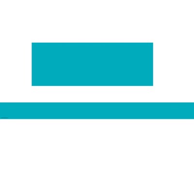 Teacher Created Resources Straight Border, 3" x 210', Teal (TCR3559-6)
