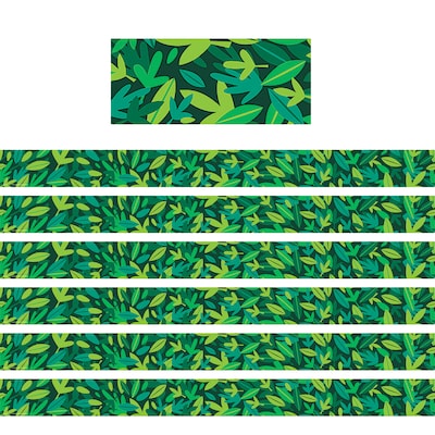 Teacher Created Resources Ranger Rick® Forest Leaves Straight Border Trim, 35 Feet Per Pack, 6 Packs