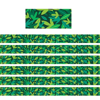 Teacher Created Resources Ranger Rick® Forest Leaves Straight Border Trim, 35 Feet Per Pack, 6 Packs