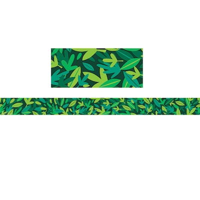 Teacher Created Resources Ranger Rick® Forest Leaves Straight Border Trim, 35 Feet Per Pack, 6 Packs