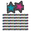 Teacher Created Resources Die-Cut Border, 2.75 x 210, Chalkboard Brights Stars (TCR3569-6)