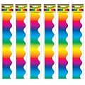 Teacher Created Resources Multicolor Scalloped Border Trim, 35 Feet Per Pack, 6 Packs (TCR4177-6)