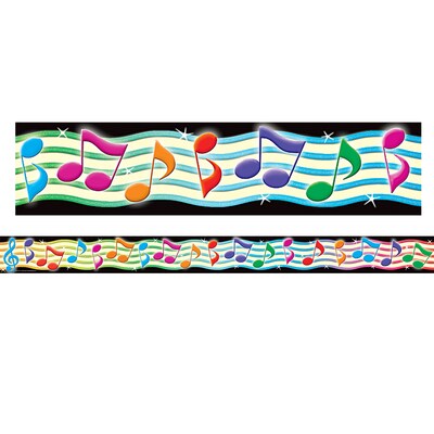 Teacher Created Resources Musical Notes Border Trim, 35 Feet Per Pack, 6 Packs (TCR5155-6)
