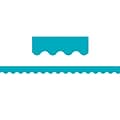 Teacher Created Resources Teal (solid) Scalloped Border Trim, 35 Feet Per Pack, 6 Packs (TCR5450-6)