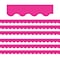 Teacher Created Resources Hot Pink Scalloped Border Trim, 35 Feet Per Pack, 6 Packs (TCR5582-6)
