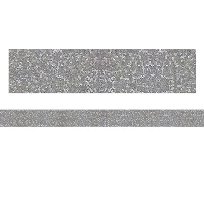 Teacher Created Resources Straight Border, 3 x 210, Galvanized Metal (TCR8637-6)