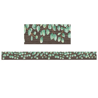 Teacher Created Resources Straight Border, 3 x 210, Eucalyptus (TCR8685-6)