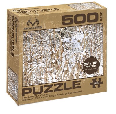 Realtree Snowy Archer 500 Piece Puzzles (8640044)