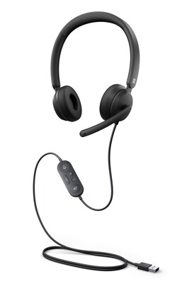 Microsoft Modern USB Headset USB-A Stereo Computer Headset, MT Certified (6ID00012)