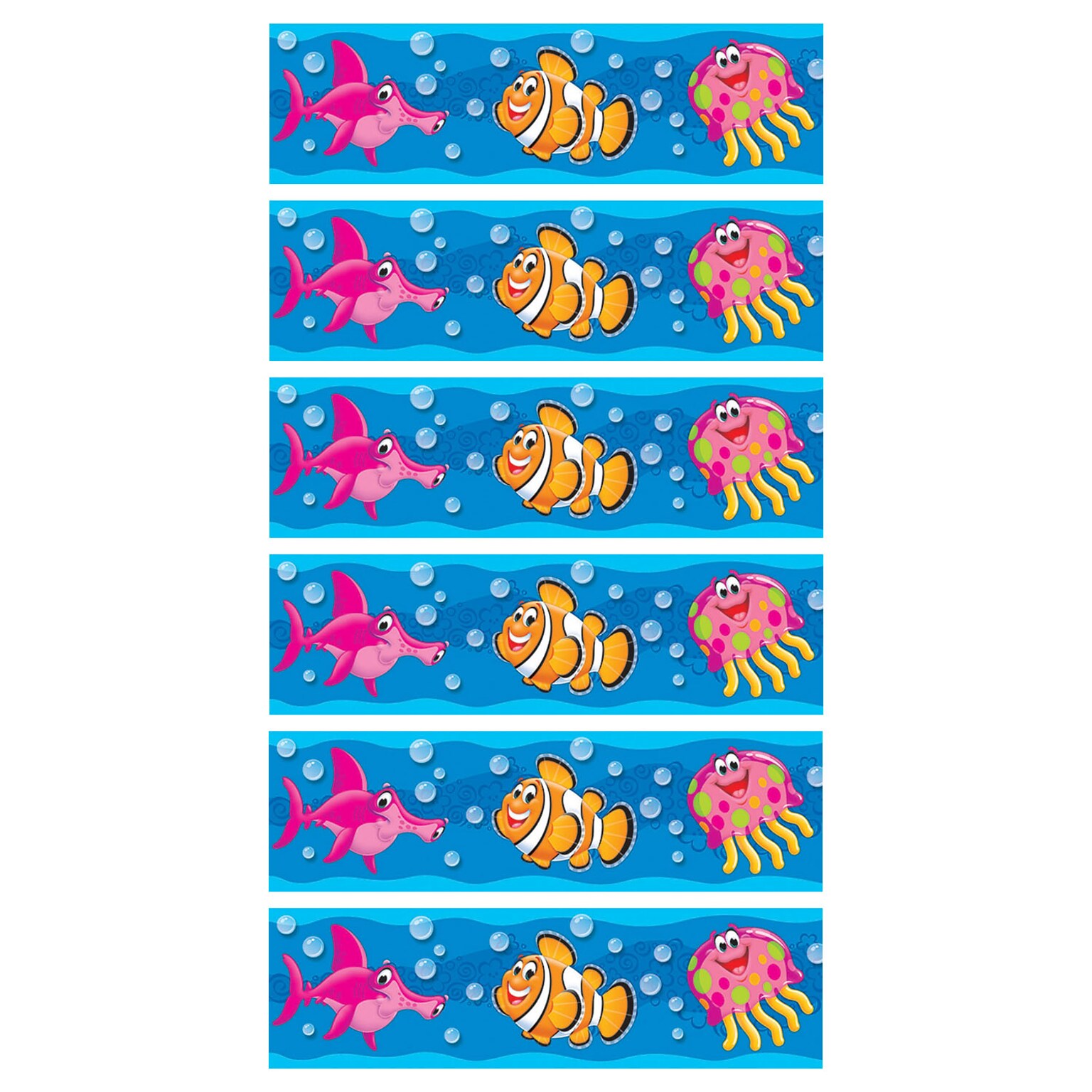 TREND Sea Buddies Bolder Borders, 35.75 Per Pack, 6 Packs (T-85130-6)