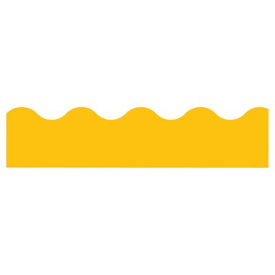 TREND Terrific Trimmers Scalloped Border, 2.25 x 234, Gold (T-91320-6)
