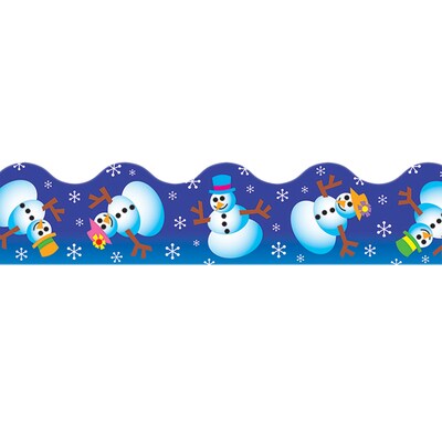 TREND Terrific Trimmers Scalloped Border, 2.25 x 234, Winter Fun (T-91406-6)