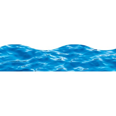TREND Terrific Trimmers Scalloped Border, 2.25" x 234', Blue Water (T-92383-6)
