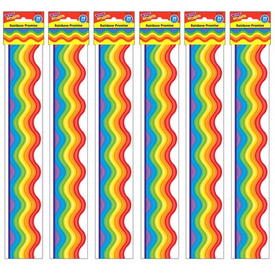 TREND Rainbow Promise Terrific Trimmers, 39 Feet Per Pack, 6 Packs (T-92703-6)