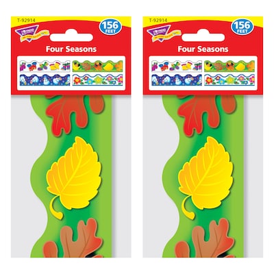 TREND Four Seasons Terrific Trimmers Variety Pack, 156' Per Pack, 2 Packs (T-92914-2)