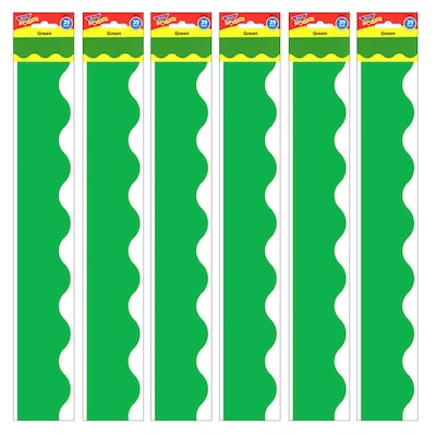 TREND Green Terrific Trimmers, 39 Feet Per Pack, 6 Packs (T-9875-6)