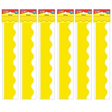 TREND Yellow Terrific Trimmers, 39 Feet Per Pack, 6 Packs (T-9876-6)