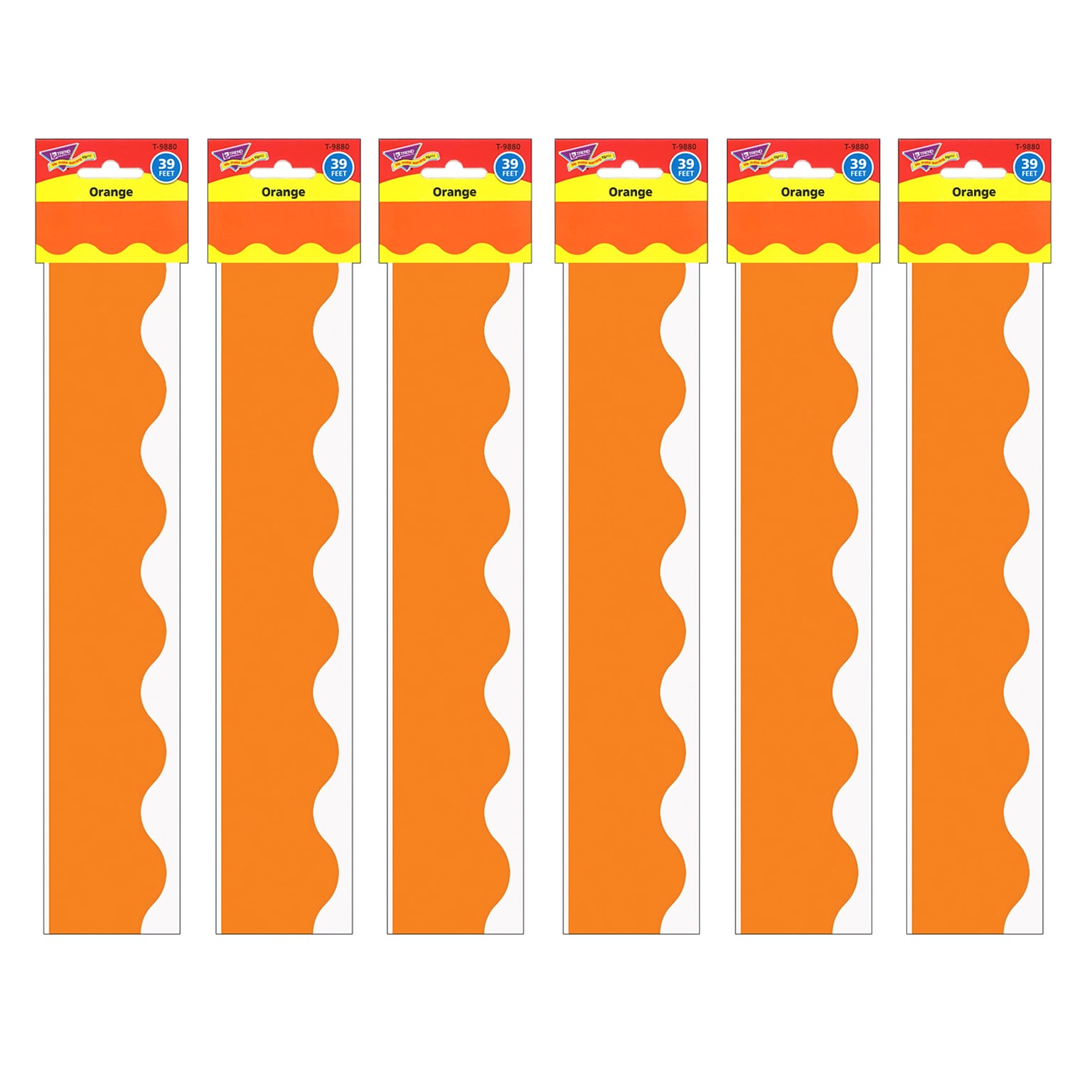 TREND Orange Terrific Trimmers®, 39 Feet Per Pack, 6 Packs (T-9880-6)
