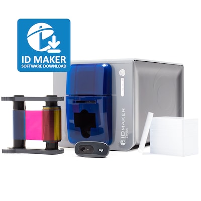  ID Maker Apex 300 Print Ribbon - Full-Color YMCKO Printer  Ribbon - for PVC ID Badge Cards - Professional Print Quality - Official ID  Maker Brand Printer Ribbon : Office Products
