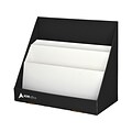 AdirOffice Cardboard 3-Tier Bookshelf, Black (505-01-BLK)