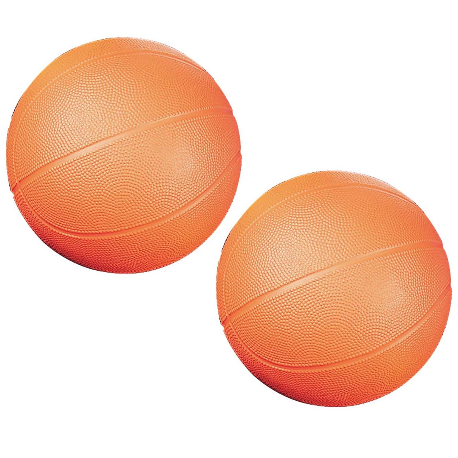 Champion Sports Coated High-Density Foam Basketball, Size 3, Orange, Pack of 2 (CHSBFC-2)