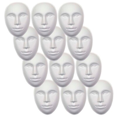 Creativity Street Paperboard Mask, Face, Pre-K+, Pack of 12 (CK-4192-12)