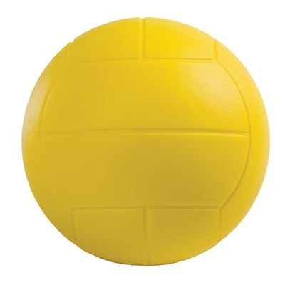 Champion Sports Coated High-Density Foam Volleyball, Yellow, Pack of 2 (CHSVFC-2)