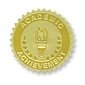 Hayes Publishing Gold Foil Embossed, Academic Achievement, Certificate Seals, 54 Per Pack, 3 Packs (H-VA372-3)
