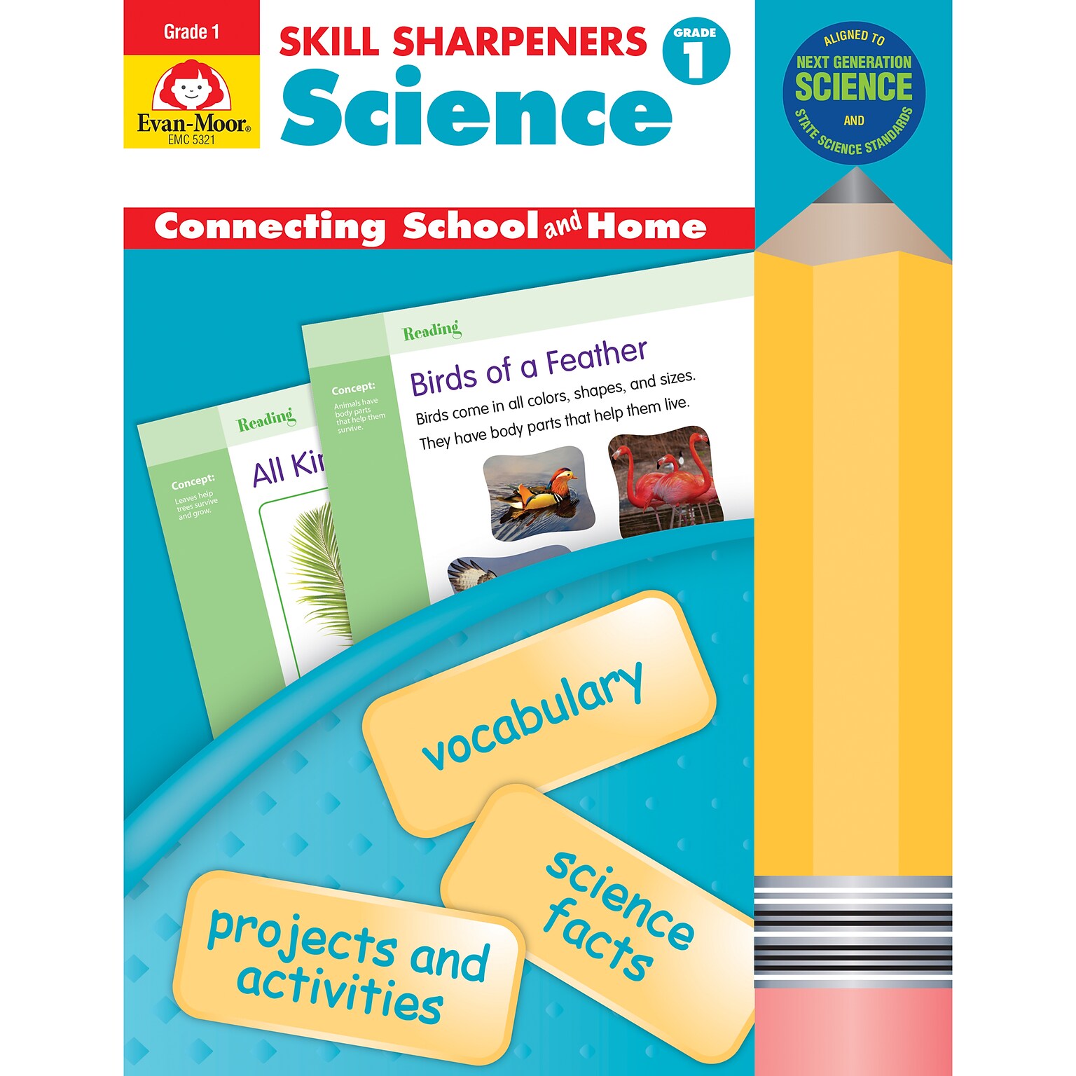 Evan-Moor Educational Publishers Skill Sharpeners Science for Grade 1 Activity Book