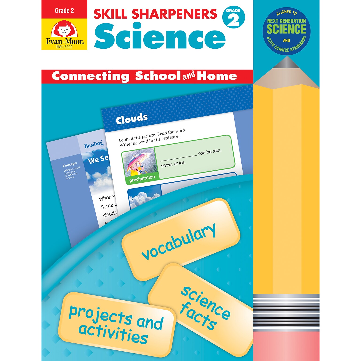 Evan-Moor Educational Publishers Skill Sharpeners Science for Grade 2 Activity Book