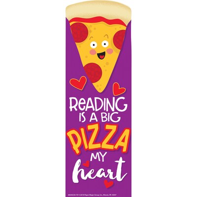 Eureka Pizza Scented Bookmarks, 24 Per Pack, 3 Packs (EU-834023-3)