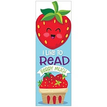 Eureka Strawberry Scented Bookmarks, 24 Per Pack, 3 Packs (EU-834030-3)