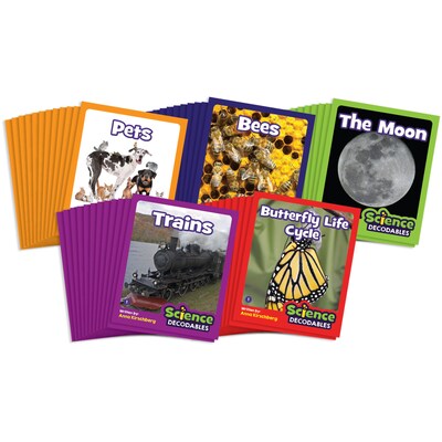 Beanstalk Books Letters & Sounds Science Decodables Non-Fiction Boxed Set for Grade PK+ (JRLBB105)