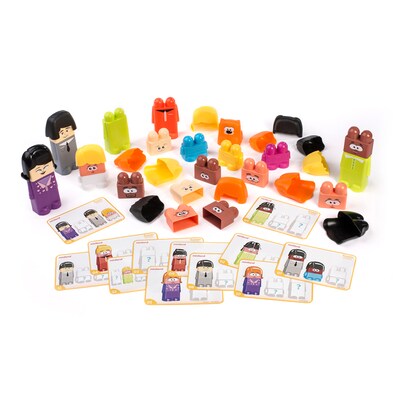 Miniland Educational Family Diversity Blocks, 45/Set (MLE32365)