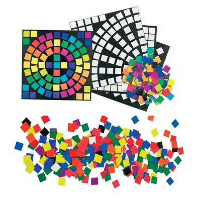 Roylco Spectrum Mosaics, Pre-K+, 4000 Per Pack, 2 Packs (R-15639-2)