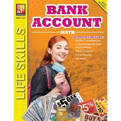 Bank Account Math: Life Skills Math Series by Sue LaRoy Softcover (9781561750009)