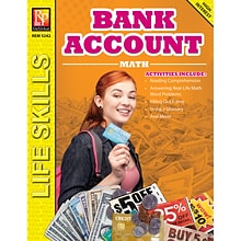 Bank Account Math: Life Skills Math Series by Sue LaRoy Softcover (9781561750009)
