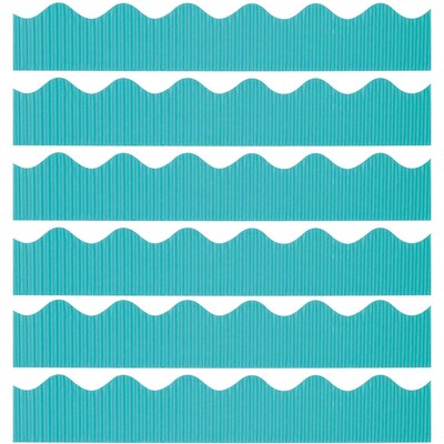 Bordette Decorative Border, Azure, 2-1/4 x 50, 6 Rolls (PAC37166-6)