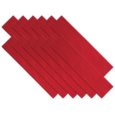 Creativity Street Crepe Paper, Red, Grade K+, 12 Sheets (PACAC10140-12)