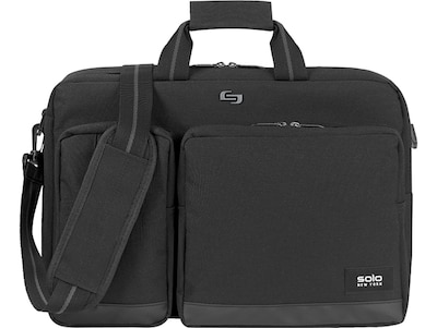 Solo Laptop Briefcase, Black Polyester (UBN310-4X)